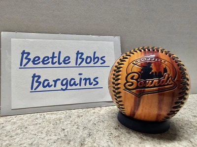 Бейсбольный мяч Nashville Sounds MiLB Rawlings с автографом из древесины без сертификата подлинности - Изображение 1 из 4