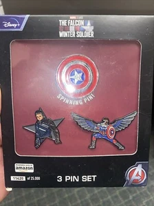 Disney Trading Pins Marvel Studios: The Falcon & The Winter Soldier 3 Pin Set - Bild 1 von 2