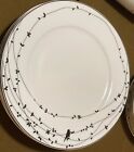 Ciroa Oiseau Platinum Bone China Dinner&Salad Plates Cups, Bowls Rare Lot 23pc