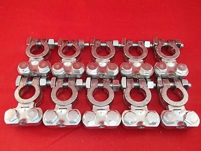 10 PC. DEKA Heavy-Duty UNIVERSAL Top Post Battery Terminal CABLE END 00369 USA - Image 1 of 3