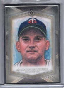 2020 Transcendent Hall of Fame HARMON KILLEBREW Framed SKETCH 28/50 Topps