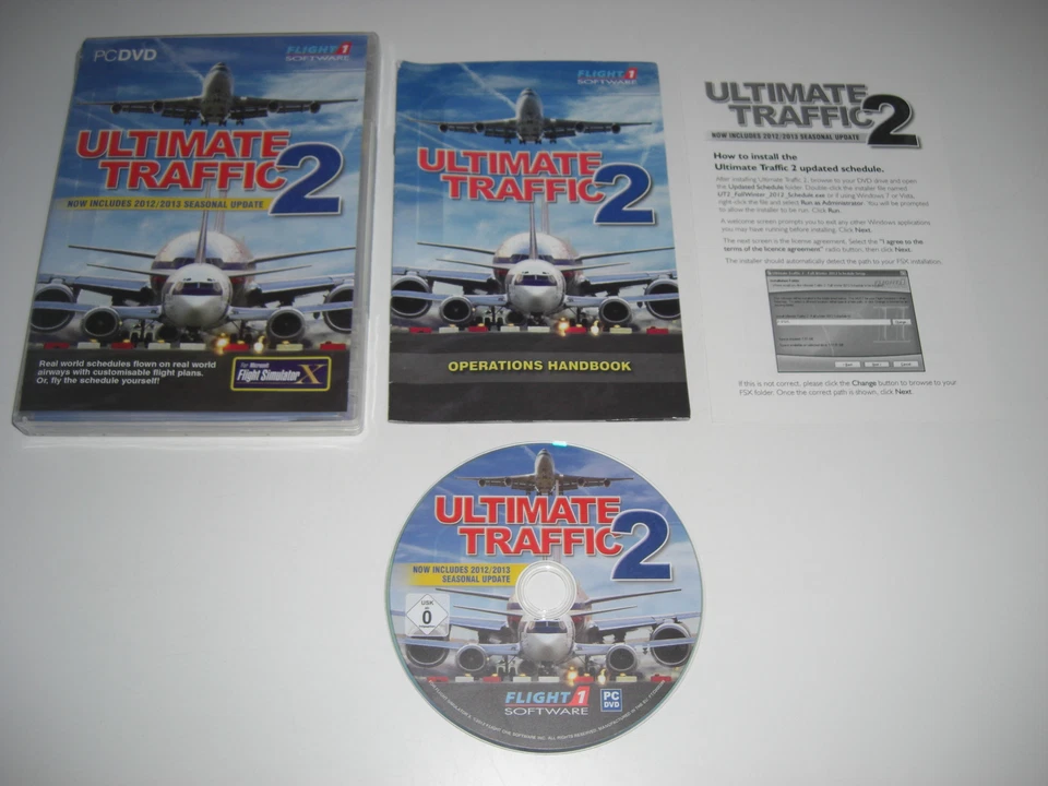 Ultimate Traffic 2 inkl. Saisonupdate PC DVD Add-On Flugsimulator FSX FS X - Bild 1 von 1