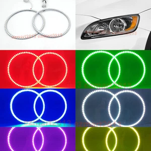 Anillo halo LED RGB RGB para Volvo XC60 V60 S60 2014-2017 faro halógeno diente azul - Imagen 1 de 18