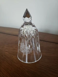 Waterford Crystal Christmas Bell 1997 Santa's Sleigh - Picture 1 of 7