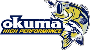 Okuma high performance fishing vinyl sticker decal 6"x3" - Picture 1 of 1