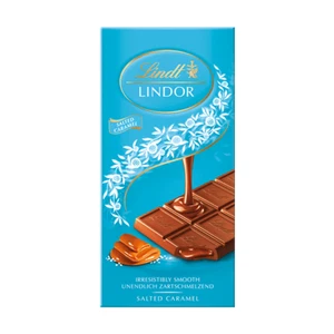 Lindt Lindor Salted Caramel Chocolate | 100 g / 3.53 oz | Irresistibly Smooth - Picture 1 of 3