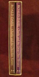 Roald Dahl - 2 "CHARLIE" (Chocolate & Elevator) novels - slipcase - Imagen 1 de 1