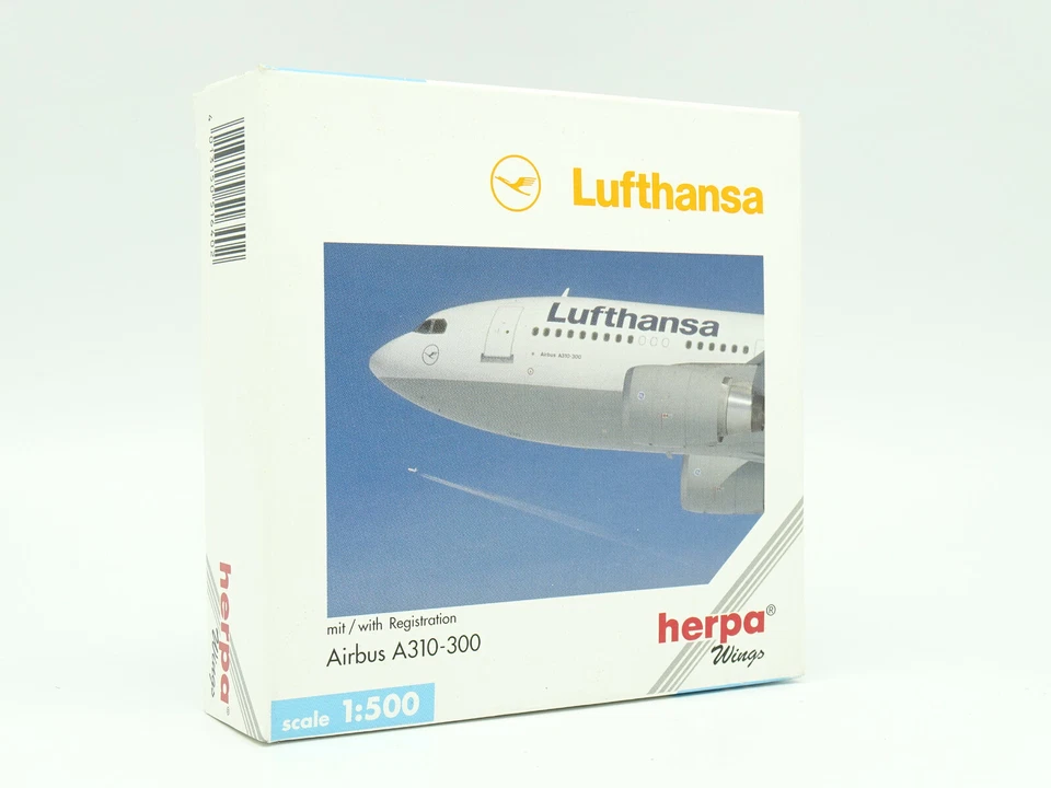 Herpa Aereo Compagnie Aeree 1/500 - AIRBUS A310 300 LUFTHANSA - Immagine 1 di 1