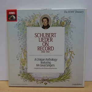 RLS 766 SCHUBERT Lieder on Record 1898-1952 VARIOUS SINGERS HMV MONO 8LP BOX NM - Picture 1 of 10