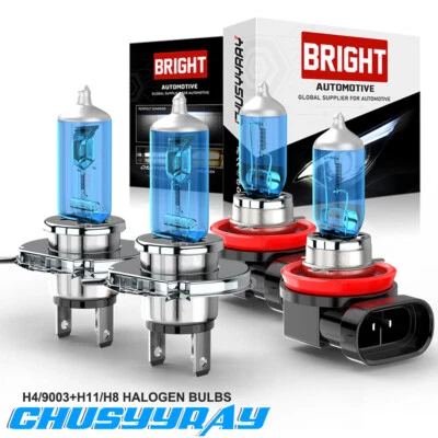 Faro halógeno H4+H11 luz antiniebla de haz alto bajo para Toyota Yaris 2006 2007-2014 Foto 1 de 4