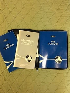 96 1996 Ford Contour Owners Manual W Case FREE SHIPPING Owner Handbook - Picture 1 of 2
