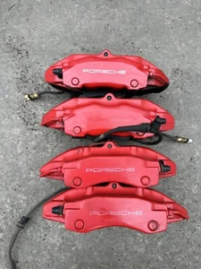 PORSCHE BOXSTER S CAYMAN S 987 BREMBO BRAKE CALIPER SET ALL 4 - Picture 1 of 2
