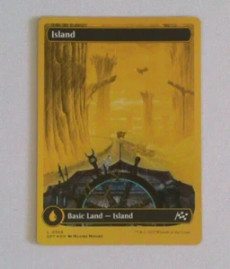 Island - FIRST (1ST) PLACE FULL ART FOIL - Aetherdrift DFT - 0508 - MtG Magic - Picture 1 of 4