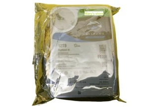 New Seagate ST12000VE0008 SkyHawk AI 12TB 7200RPM SATA 6Gb/s 256MB 3.5" HDD - Picture 1 of 3