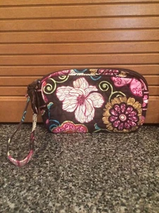 Fabelhafte Vera Bradley Handgelenktasche in mod Blumenmuster rosa - tolle Farben - kein Verblassen - Bild 1 von 2