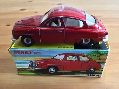 Dinky 156 Saab 96 Original and Boxed - Image 1 of 4