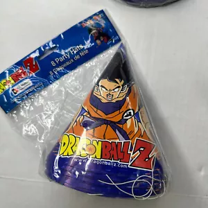 Dragon Ball Z DBZ 8 Party Hats Birthday Party Kids Fun Caps Funimation - Picture 1 of 5
