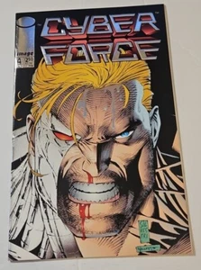 Cyber Force #4 Silver Embossed Foil Cover Image Comics 1993 - Picture 1 of 2