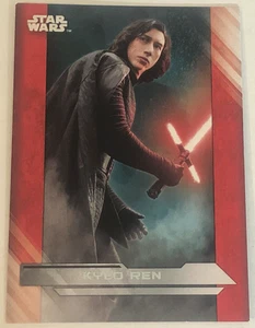Star Wars The Last Jedi Trading Card #3 Kyle Ren Adam Driver - Picture 1 of 2