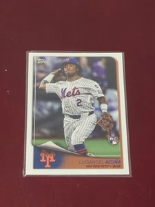 2025 Topps Flagship Collection Luisangel Acuna #18 RC New York Mets - Picture 1 of 2