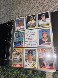 Topps 1985-1989 Hall Of Famers 275 Baseball Card Lot In Binder - Picture 1 of 24