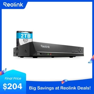 Reolink RLN8-410 8CH PoE Network Video Recorder 2TB HDD Security Camera Kit NVR - Picture 1 of 14