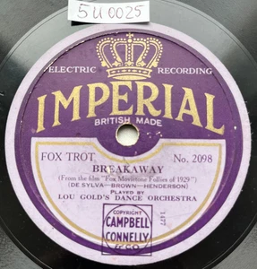 78rpm LOU GOLD Breakaway/EDDIE LLOUYD Walking With Susi Charleston Ära 5U0025 - Bild 1 von 4