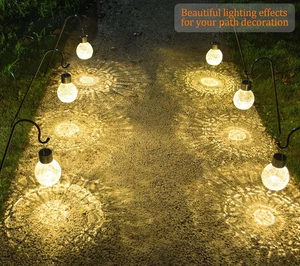 4 Pack Solar Garden Waterproof Lights Outdoor Landscape Pathway Yard Lanterns - Picture 1 of 12