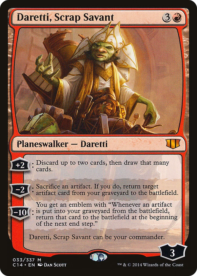 Daretti, Scrap Savant #33 (MP) Commander 2014 C14 Magic MTG - Image 1 of 1