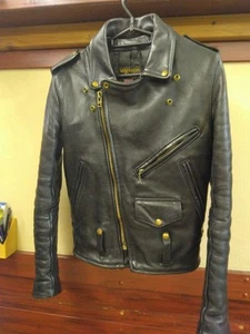 Chaqueta Vanson C2 Doble Jinete Piel de Caballo Garra Cremallera Negra Talla 34 Usada Ex+ Auténtica JP - Imagen 1 de 24