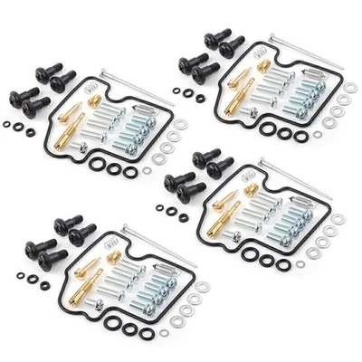 4Sets Carburetor Rebuild Carb Repair Kit For 2000-2001 Kawasaki ZX900 Ninja ZX9R - Изображение 1 из 4