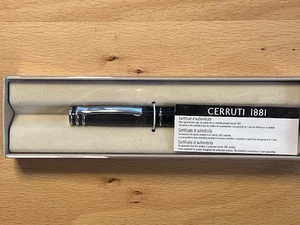 Cerutti 1881 Füllfederhalter schwarz OVP - Bild 1 von 3