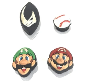 Crocs Mario Brothers Baseball Disney Mandalorian Mudhorn Clan Jibbitz Charms - Bild 1 von 2