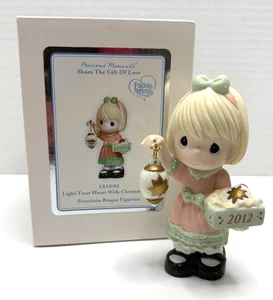PRECIOUS MOMENTS "Light Your Heart With Christmas Joy” #121001--In Box - Picture 1 of 7