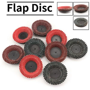 1/3Pcs 3'' Flap Sanding Disc Wheel 40/60/80 Grit Abrasive For Amgle Grinder Tool - Picture 1 of 10