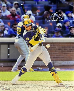 Milw. Brewers Catcher WILLIAM CONTRERAS Signed 16X20 Photo #4 AUTO - JSA - Picture 1 of 1