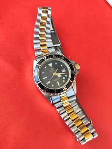 Zodiac Rare Ladies 30mm Professional 200m Diving Watch Head Black Bezel _3561 - Picture 1 of 14
