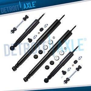 Front & Rear Shock Absorbers + Sway Bar Links Set for 1997-2003 Ford F-150 2WD