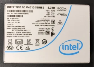 Intel 3.2TB 2.5" P4610 Enterprise SSD U.2 Solid State Drive SSD SSDPE2KE032T8 - Bild 1 von 2