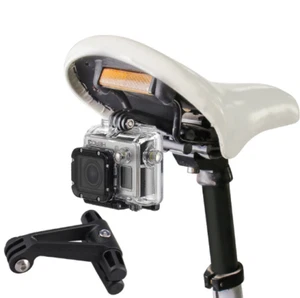Bicycle Seat Rail Mount Bike Saddle Cushion Clip For GoPro Video Action Camera - Picture 1 of 5