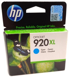 GENUINE HP 920XL OFFICEJET CYAN INK CARTRIDGE CD972AE - Picture 1 of 3