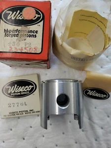 PISTÓN WISECO 230P2 YAMAHA YZ 250 1974-1975 398P2 DE COLECCIÓN - Imagen 1 de 5