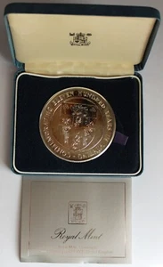 1986 Royal Mint's 1100 Years in Minting Silver Medal, UK Special Limited Edition - Picture 1 of 6