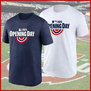 SALE - 2025 MLB Opening Day Logo Primary Unisex T-Shirt All Size - Picture 1 of 10