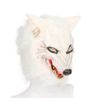 Halloween Wolf Head Hair Mask Werewolf Claws Gloves Costume Party Scary ZR
