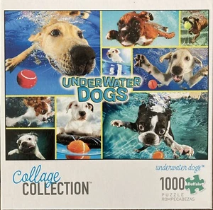 NEW - Buffalo Games Jigsaw puzzle Underwater Dogs - 1,000 pieces - Picture 1 of 4