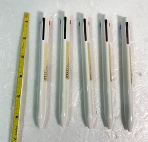 MUJI Triangular 3-color Permanent Ball-point Pen - Picture 1 of 14