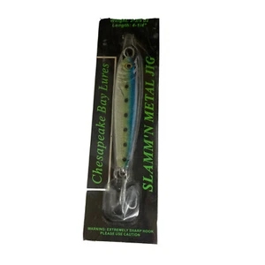 Chesapeake Bay Jig - Metal Slab Jigging Minnow Inshore/Offshore Fishing Lure - Picture 1 of 6