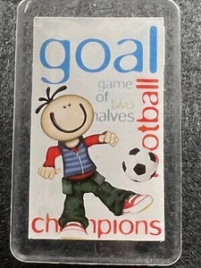 Schlüsselanhänger TORSPIEL ZWEI HÄLFTEN FUSSBALLMEISTER DOPPELSEITIG - Bild 1 von 4