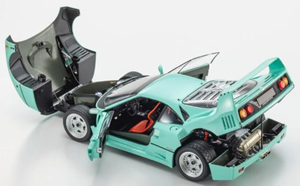 1 18 Kyosho 1987 Ferrari F40 Coupe Mint Green 08416MG Die-Cast